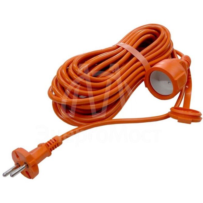 Удлинитель 1х20м без заземл. 6А IP44 УШ-6 ПВС 2х0.75 UNIVersal 9631999