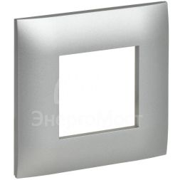 Рамка 1-м SKANDY SK-F01S серебр. IEK SK-M12-K23