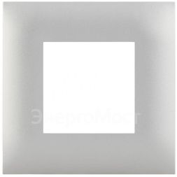 Рамка 1-м SKANDY SK-F01S серебр. IEK SK-M12-K23