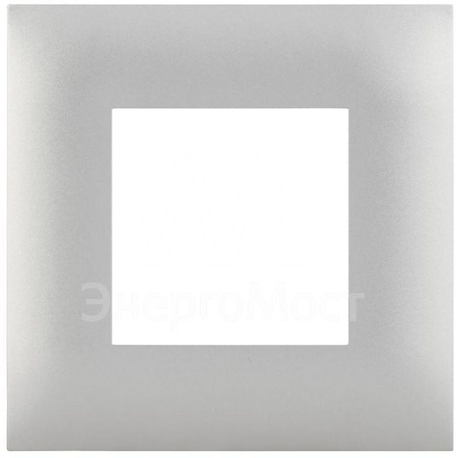 Рамка 1-м SKANDY SK-F01S серебр. IEK SK-M12-K23