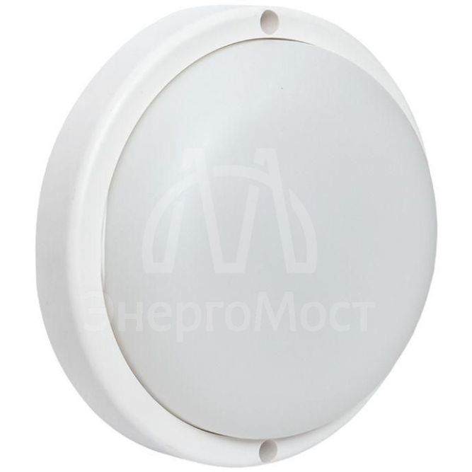 Светильник светодиодный ЖКХ ДПО-1300 12Вт 4000К IP65 круг с микроволнов. датчиком движения LUMA EKF BKL-1300DM-R-12-4000