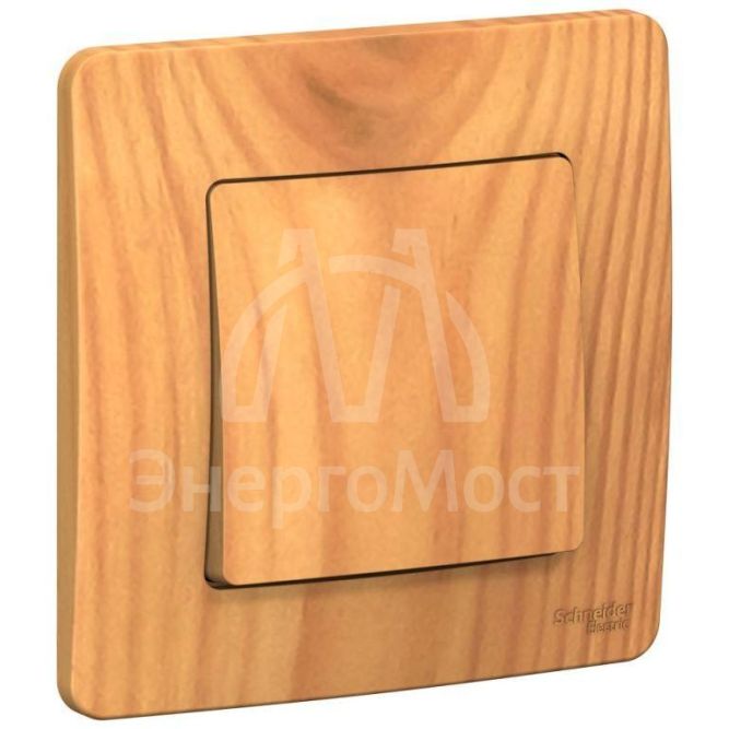 Выключатель 1-кл. СП Blanca 10А IP20 (сх. 1) 250В ясень SchE BLNVS010105