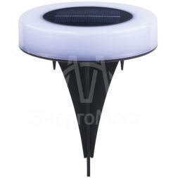 Светильник садовый 10.5см круг RGB КОСМОС KOC_SOL266