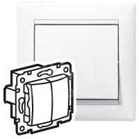 Механизм выключателя 2-кл. СП Valena 10А IP31 бел. (DIY-упак.) Leg 694265