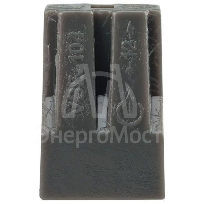 Экспресс-клемма с пастой 4-проводная до 2.5кв.мм сер. (уп.100шт) (773-304) Rexant 07-3040