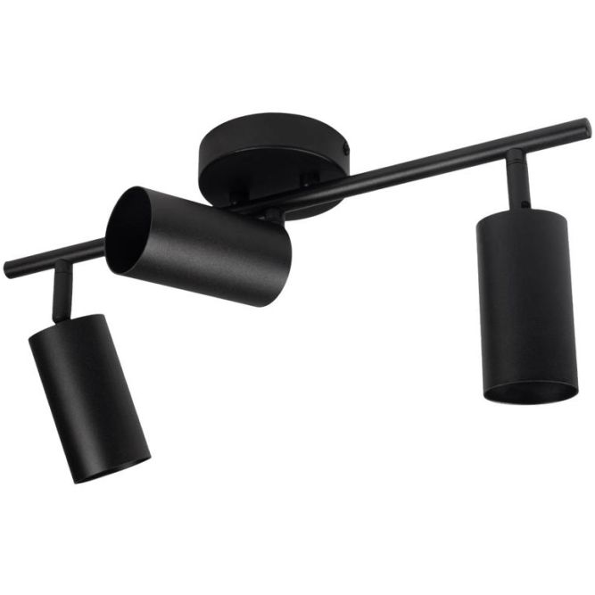 Светильник PCL-0403 3xGU10 IP20 230В BL настен./потолочн. декор. под лампу JazzWay 5066649