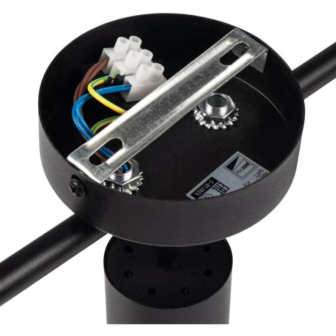 Светильник PCL-0403 3xGU10 IP20 230В BL настен./потолочн. декор. под лампу JazzWay 5066649