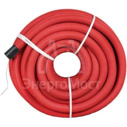 Труба гофрированная двустенная ПНД гибкая d110мм с протяжкой SN8 красн. (уп.50м) PROxima EKF tg2st-110-50m
