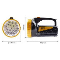 Фонарь TSP19 аккум. 4В 2А.ч 19+18хLED ЗУ 220В карт. упак. Трофи C0045552/Б0008436