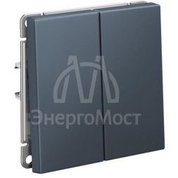 Выключатель 2-кл. ArtGallery (сх. 5) 10AX механизм грифель SE GAL000751