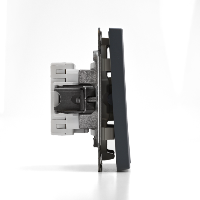 Выключатель 2-кл. ArtGallery (сх. 5) 10AX механизм грифель SE GAL000751