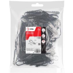 Дюбель-хомут 5-10мм для круглого кабеля NO-224-225 черн. (уп.100шт) Эра Б0066288