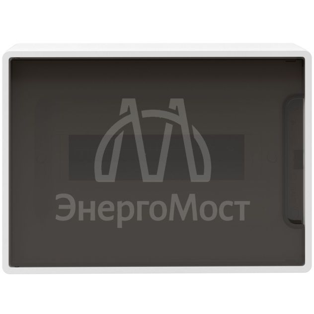 Щиток настенный 12мод. FRAME с тонированной дверцей с 2 шин PEN на 8+6 отверст. бел. DKC F12W1WD