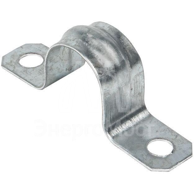 Скоба крепежная двухлапковая d19-20мм метал. EKF sm-2-19-20