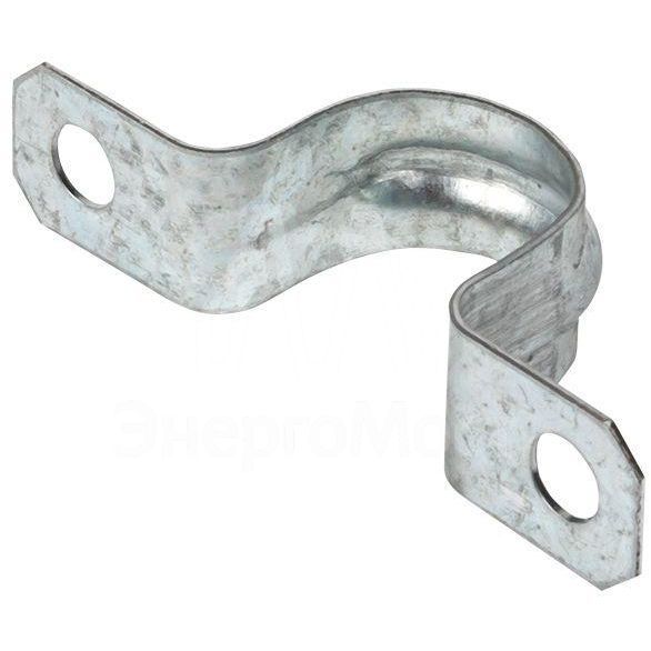 Скоба крепежная двухлапковая d19-20мм метал. EKF sm-2-19-20