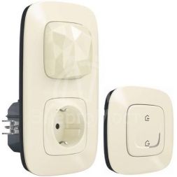 Пакет умный стартовый Valena Allure (шлюз WiFi+розетка умн. 2К+З 16А 230В+главн. беспроводн. выкл. &amp;quot;Я дома/Я вне дома&amp;quot;) сл. кость Netatmo 752696