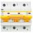 Выключатель автоматический модульный 3п D 25А 10кА ВА47-100 IEK MVA40-3-025-D