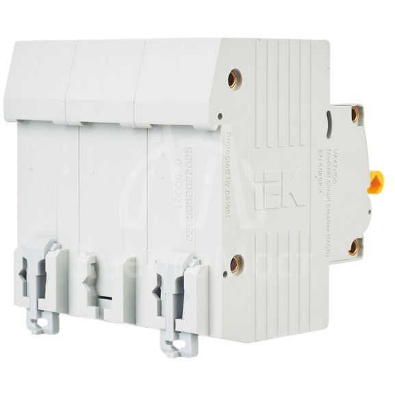 Выключатель автоматический модульный 3п D 25А 10кА ВА47-100 IEK MVA40-3-025-D