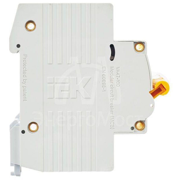Выключатель автоматический модульный 3п D 25А 10кА ВА47-100 IEK MVA40-3-025-D