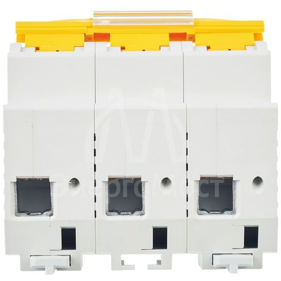 Выключатель автоматический модульный 3п D 25А 10кА ВА47-100 IEK MVA40-3-025-D