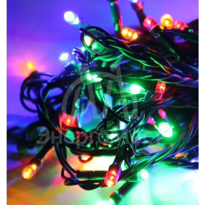 Гирлянда светодиодная 400LED провод 41.5м IP44 8 режимов мигания тепл. бел. Космос KOC_GIR400_RGB