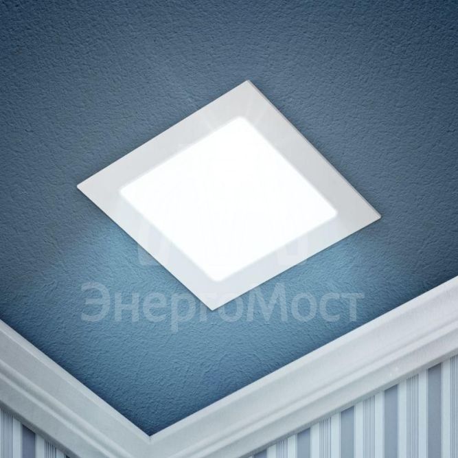 Светильник светодиодный 2-18-6K 18Вт 220В 6500К квадратный Эра Б0019839