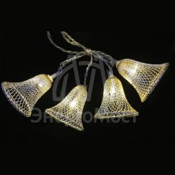 Гирлянда &amp;quot;Колокольчики&amp;quot; ILD20WW-MBL 20 тепл. бел. светодиодов 2.85м для помещений SHLights 469060104914