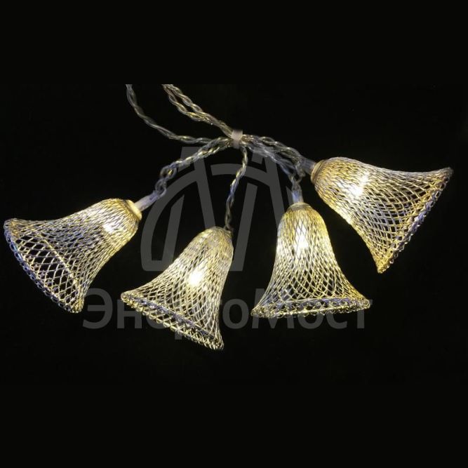 Гирлянда &amp;quot;Колокольчики&amp;quot; ILD20WW-MBL 20 тепл. бел. светодиодов 2.85м для помещений SHLights 469060104914