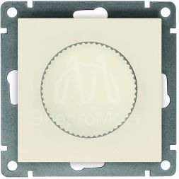 Светорегулятор СП Афина 500Вт механизм сл. кость (ivory) Universal A0101-I