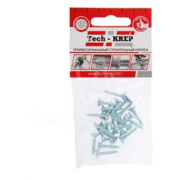 Шуруп универсальный 3.5х16 цинк. с потайной головкой (уп.30шт) пакет Tech-Krep 102416