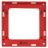 Рамка 1-м Стокгольм бел. с линией цвета красн. PROxima EKF EXM-G-304-20