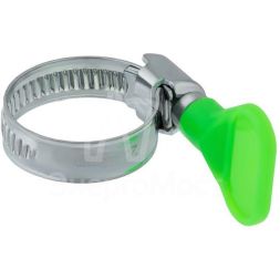 Хомут стальной червячный 20-32 с ключом W (Россия) Rexant 07-0620-1