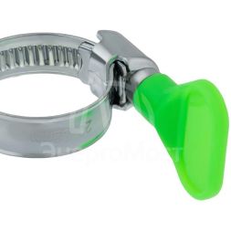 Хомут стальной червячный 20-32 с ключом W (Россия) Rexant 07-0620-1