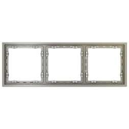 Рамка 3-м S70 пластик. шелк Voltum VLS100304