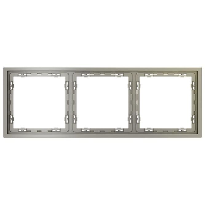 Рамка 3-м S70 пластик. шелк Voltum VLS100304