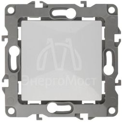 Механизм переключателя 1-кл. СП Эра12 10А IP20 12-1103-01 250В 10AX бел. Эра Б0014639