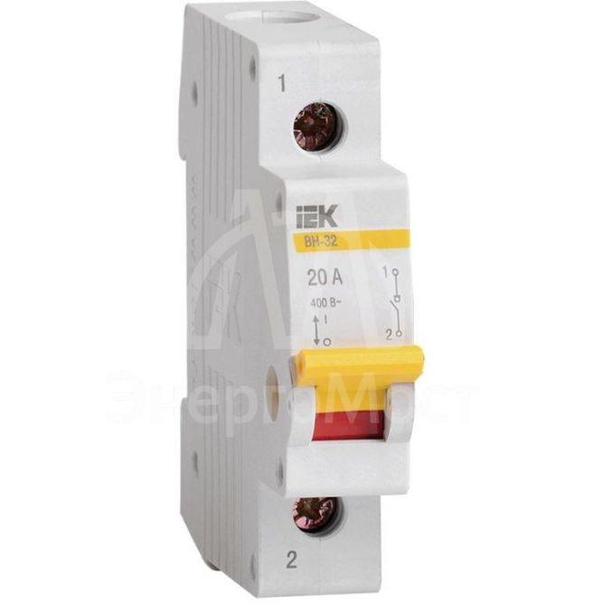 Выключатель нагрузки ВН-32 20А/1П IEK MNV10-1-020