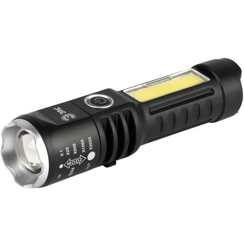 Фонарь светодиодный UA-403 универсальный аккумуляторный 5Вт LED+3Вт COB оптический Zoom 4 режима USB type-C Эра Б0069805