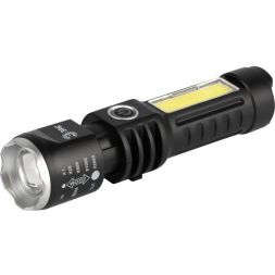 Фонарь светодиодный UA-403 универсальный аккумуляторный 5Вт LED+3Вт COB оптический Zoom 4 режима USB type-C Эра Б0069805