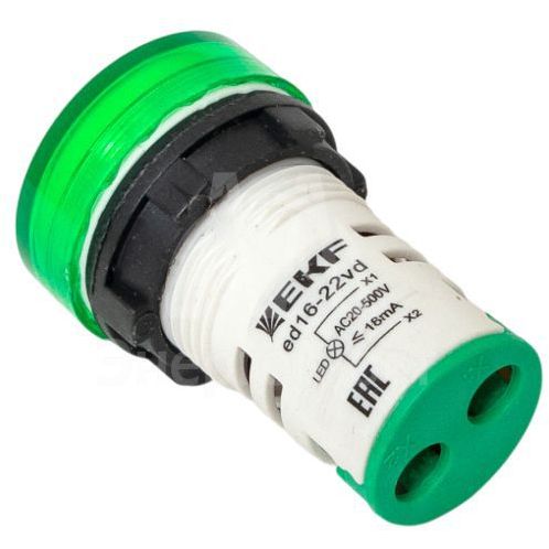 Индикатор значения напряжения ED16-22VD зел. PROxima EKF ed16-22vd-g