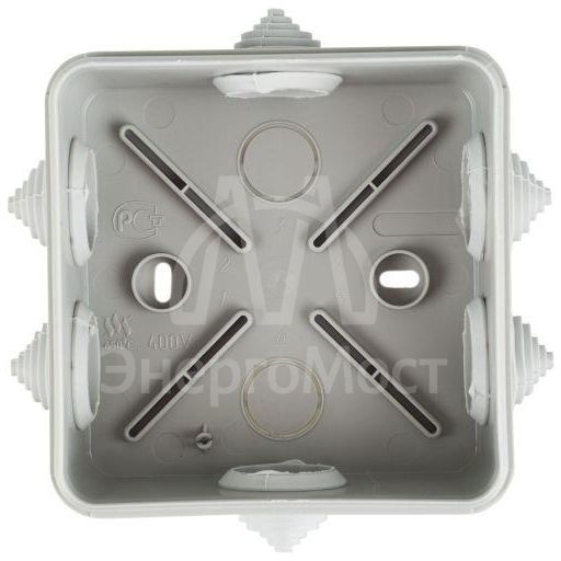 Коробка распаячная ОП 100х100х50 IP44 КМ41255 IEK UKOZ11-100-100-050-K41-44