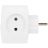 Разветвитель 4-м SP-4-3USBAC-W + 3 USB A+C со шторками 10А бел. Эра Б0069083
