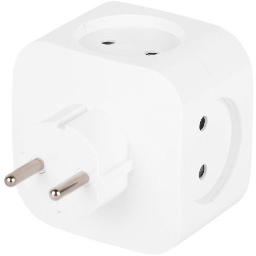 Разветвитель 4-м SP-4-3USBAC-W + 3 USB A+C со шторками 10А бел. Эра Б0069083