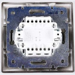 Рамка 5-м Мира горизонтальная черн. бархат LEZARD 701-4200-150