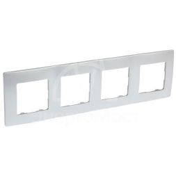 Рамка 4-м Etika алюм. Leg 672554