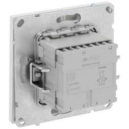 Переключатель 2-кл. KANT с подсветкой бел. песок DKC 7010144