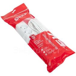 Удлинитель с сетевым фильтром 6х1.8м с заземл. 10А IP20 Блокбастер 2.2кВт ПВС 3х0.75 с выкл. PROxima EKF UFP10-375-6-018