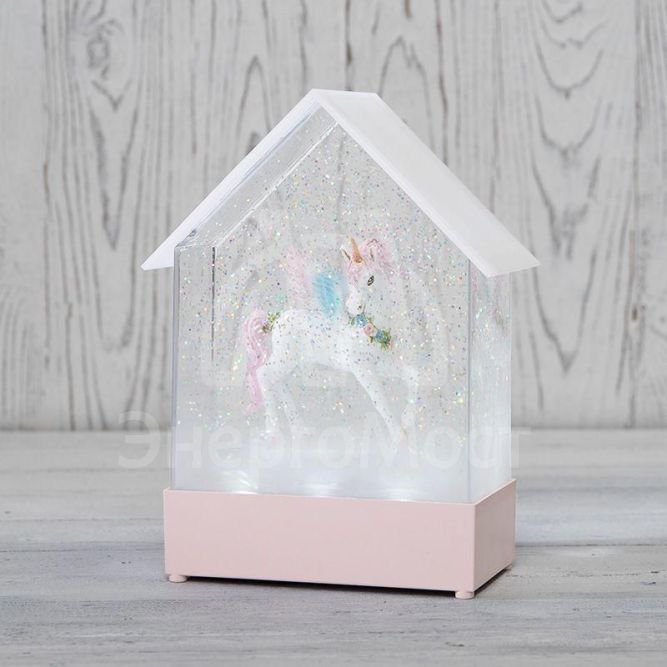 Светильник декоративный &amp;quot;Единорог&amp;quot; с конфетти и мелодией USB Neon-Night 501-186
