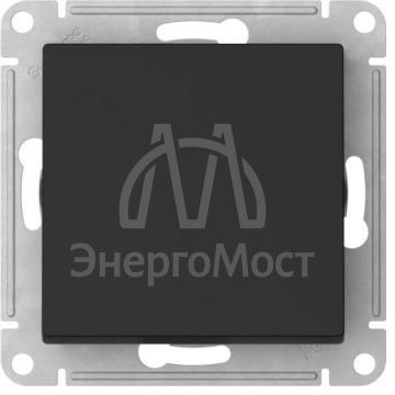 Выключатель 1-кл. AtlasDesign (сх. 1) 10AX быстрозажим. клем. механизм карбон SE ATN001011S