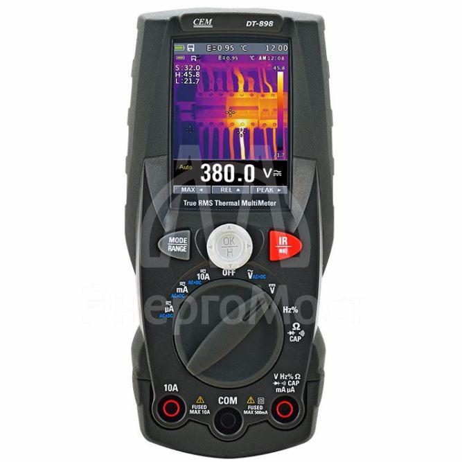 DT-898 Мультиметр TRMS с встроенным тепловизором
